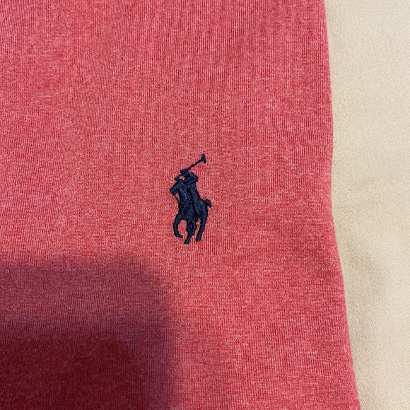 Polo Ralph Lauren Classic Fit Performance Jersey T-Shirt Medium Heather Red - Picture 2 of 6